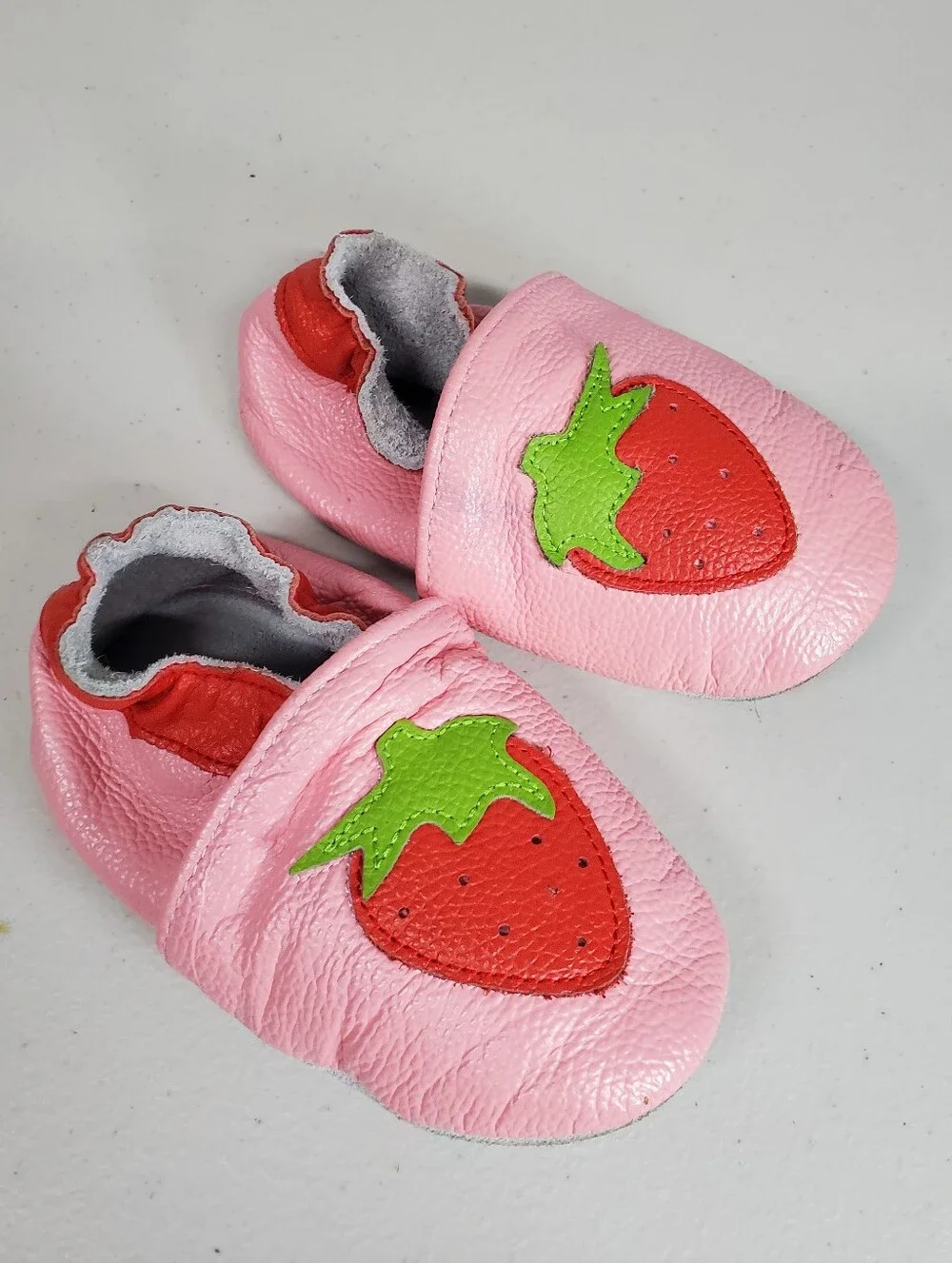 Source Unknown strawberry leather